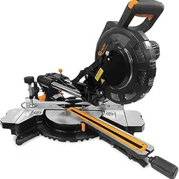 VOLTZ VZ-MS210 Miter Saw 2200W 8" with Dual Bevel Sliding Compound Miter Saw with Laser & Corded Electric LED Light 4700 RPM 210mm, 2.6mm Blade Dia & 80T TCT Blade, Professional Mitersaw-picture-59