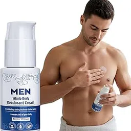 SankuwenMen Deodorant Cream For Whole body & Underarms Area | Unique & Fresh Long Lasting Fragrance | Whole Body Odour Protection | Helps Reduce (Deodorant Cream, Pack of 1) image 1