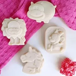 Kids bath soap | Toy soaps | Handmade natural soap for kids | Moisturising butter soap with Calendula for dry skin | Lion, Hippo, Mickey & Unicorn shapes | Pack of 4, 50 grams each-picture-11