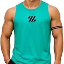 salasar balaji Men Vest for gym || Gym Tshirt for Men || Printed Sleeveless Regular Fit T Shirt for Mens-picture-10