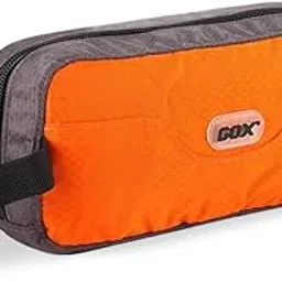 Premium Toiletry Bag, Dopp Kit Case For Travel, Multifunction Cosmetics Organizer Pouch(Orange/Grey)-image-17