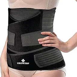 Post Pregnancy Abdominal Belt 3-in-1 for Women – C-Section Abdomen Belt & Belly Wrap for After Delivery Recovery – Adjustable Postpartum Belt, Maternity Belt for Waist, Pelvis & Tummy Support (Free Size, Black)-picture-14