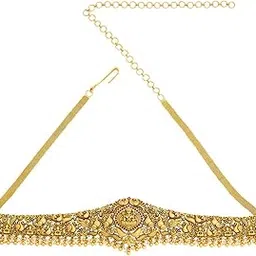 Fashion Jewellery Ruby Gold Polished Antique Belt With Adjustable Chain Best for Festive Season & Special Occasion - 447785-image-8