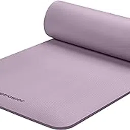 Retrospec Solana Yoga Mat 1" w/Nylon Strap for Men & Women - Non Slip Exercise Mat for Yoga, Pilates, Stretching, Floor & Fitness Workouts-picture-30
