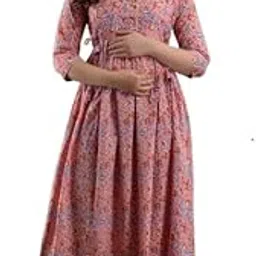 Women Cotton Printed Gown for Girls-image-49