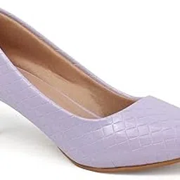 carlton london Women Stylish Slipon Pump Shoes with Stiletto Heels, Pointed Toe-picture-12