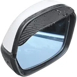 Mirror Rain Visor, Rear View Mirror Rain Eyebrows Smoke Guard Rear View Side Mirror Rain Eyebrow Cover for Most Car Truck SUV (Multicolor 1 Pair)-picture-19
