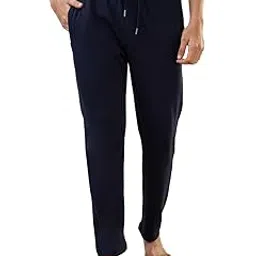 raymond SleepZ Men Regular Fit Solid Pattern Cotton Polyester Blend Trackpant image 1