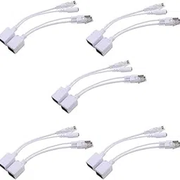 SAI INDER KALA Lifestyle 5X Power Over Ethernet Passive 24-36V to 12V 1.5A PoE Adapter Splitter Cable-image-19