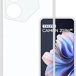VIDO Transparent Back Case Cover for Tecno Camon 20 Pro 5G (Soft & Flexible & Camera Protection Back Case)-picture-20