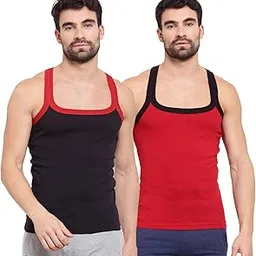 sporto Mens Round Neck Solid Gym Vest Super Soft Cotton Combo Pack-picture-38