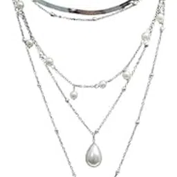 Multi-Layer Baroque Pearl Tassel Necklace | Water Drop Chain Jewelry for Women & Girls-picture-34