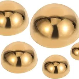 BESPORTBLE 5pcs Stainless Steel Semi-Circle Ball Garden Hemisphere Ball Gazing Ball Half Round Stainless Steel Ball Hemisphere Gazing Ball Stainless Steel Gazing Globe Decor Thicken Mirror-picture-21