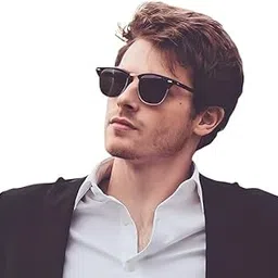 Sunglasses Classic Semi-Rimless Frame Retro Brand Unisex Clubmaster Non-Polarized Sunglasses For Men And Women Uv 400 Protection, Multicolor-picture-20