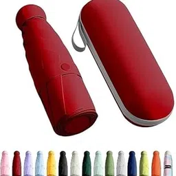 goinzi Mini Umbrella with Case for Men & Women (Manual Open) Compact Travelling Umbrella, Polyester & UV Protection Fabric for Summer/Anti-Slip Handle- Use in Rain & Summer- 6 Frame klmpd-picture-19