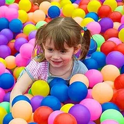 Barodian's Colorful Non-Tic Plastic Pool Pit & Ocean Play Set for Kids - Multicolor-picture-30