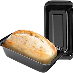 SAJAG Loaf Tin for Baking Bread Non Stick Heavy Gauge Carbon Steel Aluminium for Microwave Oven OTG Convection Rectangular Baking Bread Loaf Tray/Mould/Tin/Pan/Box Cake Tray Mould-picture-70