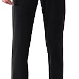 arrow sports Men's Slim Fit Solid Anti-Crush Dura Flex Trousers-picture-55
