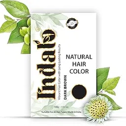 Indalo Natural Hair Color Dark Brown | No Ammonia, No Paraben, No PPD, Dark Brown Hair Color | Suitable for Men & Women 100g-picture-19