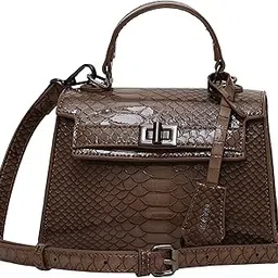 kazo Ava Glaze Sling Bag | Structured Handbag with Glossy Finish-picture-17