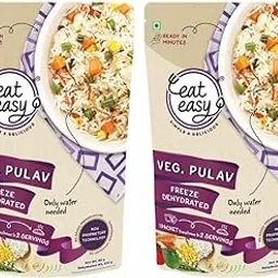 Eat Easy Ready To Eat Veg Pulav, 95gm of 1 Pack, Instant Food, Indian Meal, Travel Food, No Preservatives, No Added Artificial Colours & Flavours, Just Add Water and Cook (Pack of 2)-picture-38