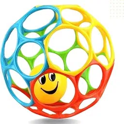 RADIONICS Colorful Baby Grasping Toy Ball with Smiley Face – Soft, Lightweight & Easy-to-Hold Sensory Toy for Infants & Toddlers-picture-41
