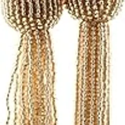 shining star Trendy and Ethnic Acrylic Pearls Tassel Women's Ethnic Work Hanging Latkan for Sareepallu Blouse Dupatta Lehenga (Set of 1 Pairs)-picture-14