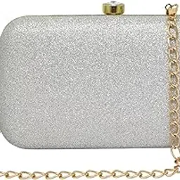 ailtino Evening Clutch Purse with Chain Strap, Glitter, Crystal Clasp, Formal, Party, Casual, Wedding Bag for Women & Girls-picture-17