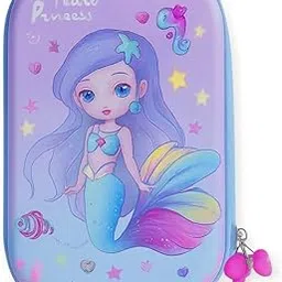 Mermaid Canvas Pencil Pouch for Kids, 3e-picture-26