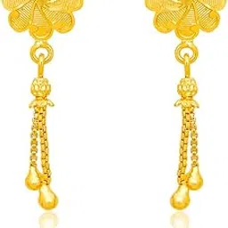 arch fashion Traditional Micron Gold Plated Beautiful Sui Dhaga Earrings For Women And Girls ERG2238-picture-11