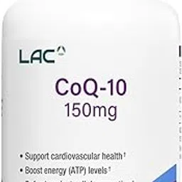 LAC CoQ-10 150mg | High Potency Coenzyme Q10 | Antioxidant Protection, Supports Heart Health & Energy Levels (60 softgels)-picture-31