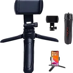 YUGAM Tripod Stand 360° Rotating Multifunctional Mobile Phone Tripod (Multifunction Stand + Holder)-image-4