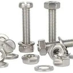 SYLIX M3 x 20mm Stainless Steel Cheese Head Slot Machine Screw, Nut, Bolt & Washer Set | 100% Stainless Steel for Home, Industrial, Plumbing (10pcs)-image-13