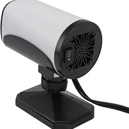 Car Heater, 150W 24V Car Windshield Defroster Lightweight 360° Rotating Black Alloy Heating Wire for DIY (White)-picture-34