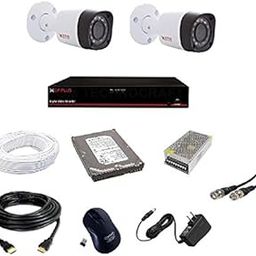 CP PLUS 2.4 MP HD CCTV Wired Cameras 4Ch. HD DVR, 2 Bullet Camera, 500GB Hard Disk, 4 CH Power Supply, 90m Wire Bundle, BNC and DC Connectors, Black, White-picture-45