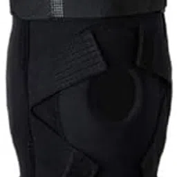 Open Patella Hinged Knee Brace | Neoprene Knee Stabilizer for Joint Pain Relief, Support for Arthritis, Meniscus Tear, Injury Recovery – Adjustable, Breathable | Black | Size - XXL |-picture-26