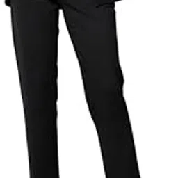 barcino Black 4-Way Stretch Tapered Pants-picture-15