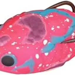 Fishing Frog Lure with Spoon Tail, 10 Grams, Silicone Bait (Dark Pink)-image-8