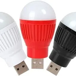 DIGSMORDEN Portable USB LED Bulb Book Light Reading Lamp Night Light for Laptop Computer Power Bank Outdoor Camping Home Emergency (White Light) Pack of 3-image-94