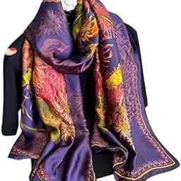 swanky Silk Stoles & Scarf For Women & Girl Head Neck Scarve Silk Dupatta image 1