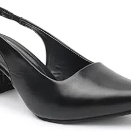 carlton london Women Stylish Backstap Sandal with Block Heels, Pointed Toe for Party and Formal Occasions-picture-23