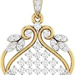pc jeweller Yellow Gold and Solitaire Stud Earrings for Women-picture-8