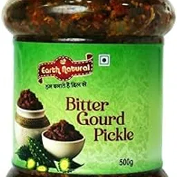 Earth Natural Bitter Gourd Pickle 500g, | Homemade Karela ka Achaar | Sun-Dried Pickle with No Preservatives | Authentic Karele ka Achar Recipe | Traditional Indian Spices-picture-24