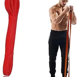 MANOGYAM Resistance Band, Pull Up Bands, Pull Up Assistance Bands, Workout Bands, Exercise Bands Set for Legs, Working Out, Muscle Training, Physical Therapy, Shape Body, Men and Women (13MM RED)-image-15