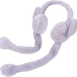 the dds store Women Kids Warm Plush Earmuffs Funny Bunny Ear Muffs with Moving Ears Cute Windproof Ear Warmer Toys Gift-picture-27