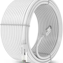 FEDUS 30 Meter Heavy Duty Outdoor Cat6 Cable Weatherproof/UV Resistant 10000mbps Ethernet Cable Suitable for Direct Burial Installations Ethernet Patch LAN Cable,Internet cable Network Cord White-picture-18