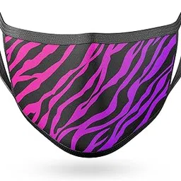 Rarissime Tiger Gradient Textured Printed 2 ply Cloth Face Mask-picture-46