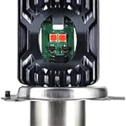 CarFrill Motorcycle H4 30W LED Headlight Dual Beam White and Yellow light and Red-Blue light with Flashing mode compatible with All BIke (Pack of 1)-picture-28