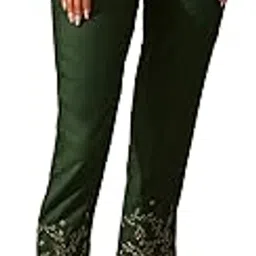 w for woman Women's High Rise Folksong Strechable Slim Pants | Trousers-picture-14