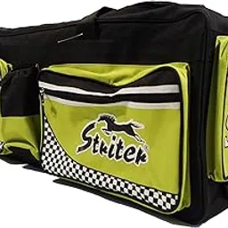 striter Striter® Hockey Kit Bag Cum Travel Duffel Bag with Rolling Wheels-Large 38 Inch Heavy Duty - Green (Bag Only/Colors of Bag May Vary)-picture-19